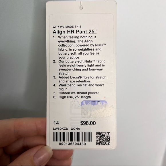 LULULEMON Ocean Air Align High Rise 25” Leggings - Picture 5 of 7